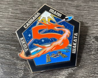 Épinglette NASA Crew-5 USCV-5 Mission Patch en émail dur