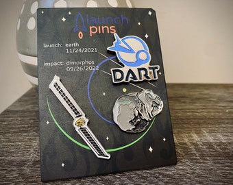 Collection d'épingles de mission DART