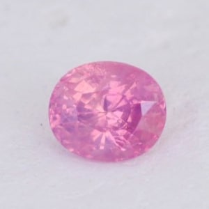 Padparadscha Saphir Oval 1.10 Cart Natürlicher Padparadscha Saphir für Verlobungsring, Unikat Farbe Saphir