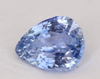 Light Blue Sapphire, Pear Sapphire ,Sapphire Engagement Ring, 1.69 Carat Pear Blue Sapphire , Ceylon Light Blue ,Sky Blue