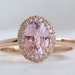 see more listings in the Peach Sapphire Rings section