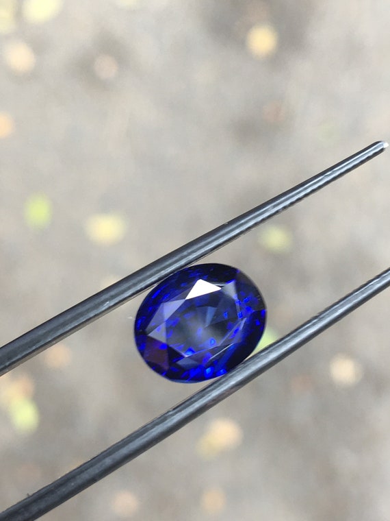 Sold 5 Carat Ceylon Blue Sapphire Engagement Ring Luxury 5 carat Blue Sapphire Pendent Loose Ceylon Blue Sapphire Oval Cut