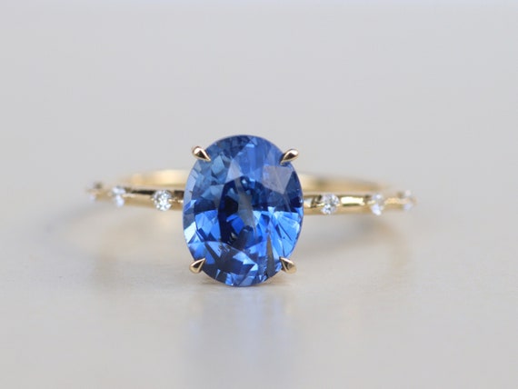 2 carat cheap blue sapphire
