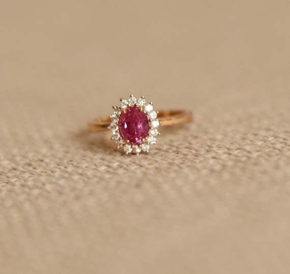 Ruby princess diana sale ring