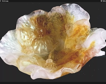 Daum pate de verre coupelle bowl