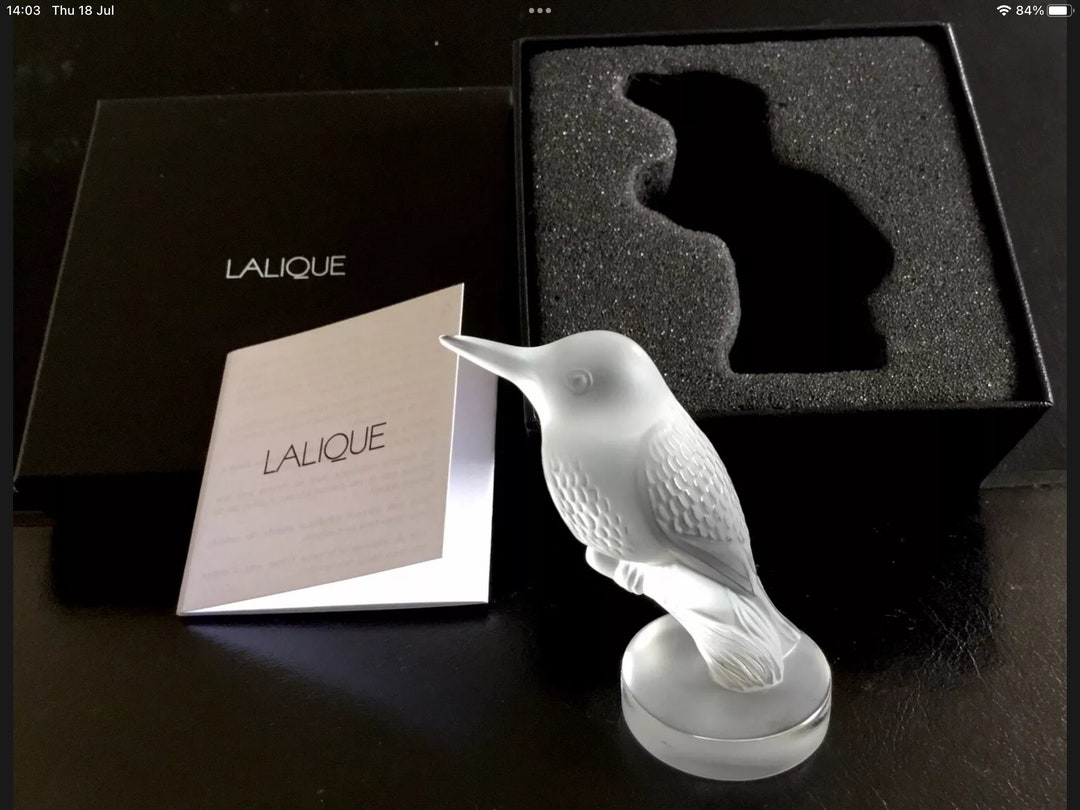 Lalique Hummingbird With Original Box and Paperwork