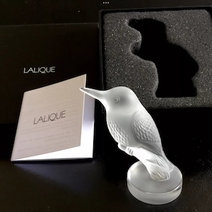 Lalique Hummingbird With Original Box And Paperwork.          Discontinued