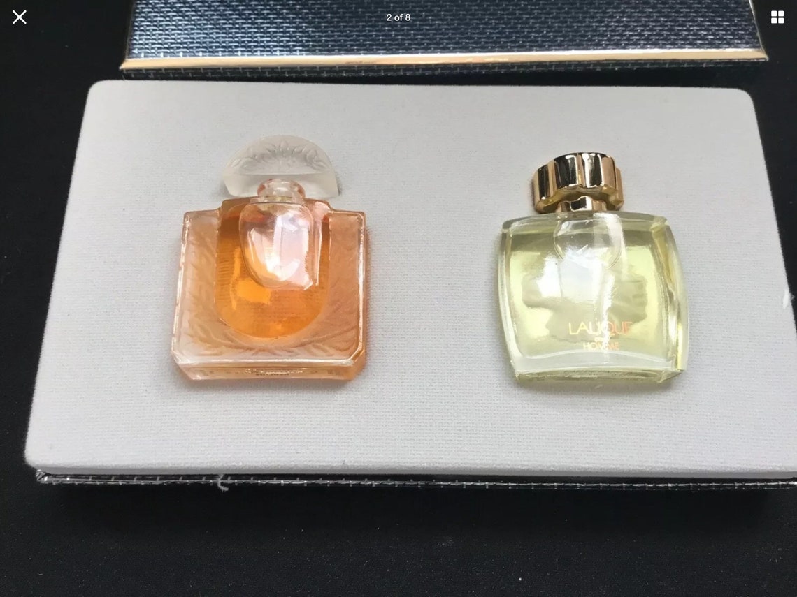 Juego de perfume en miniatura lalique con caja original. Etsy Juego de perfume en miniatura lalique con caja original. Etsy
