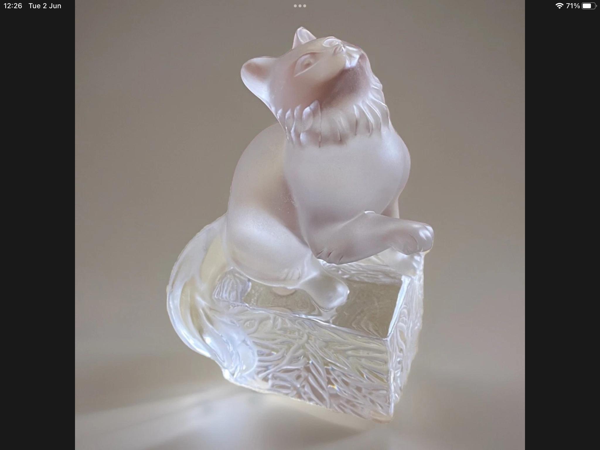 Lalique cat - Etsy 日本