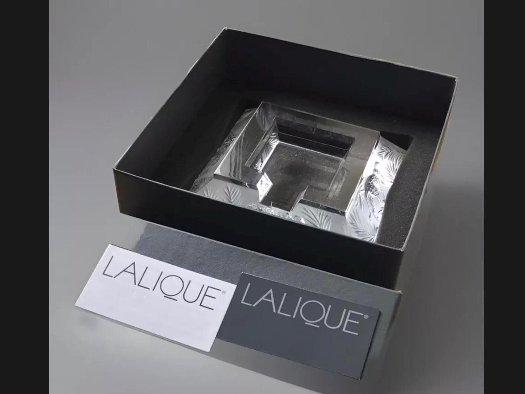 LALIQUE ラリック　ガオ　小物入れ　灰皿　※引越しの為間も無く出品終了 LALIQUE ラリック ガオ 小物入れ 灰皿 ※引越しの為間も無く出品