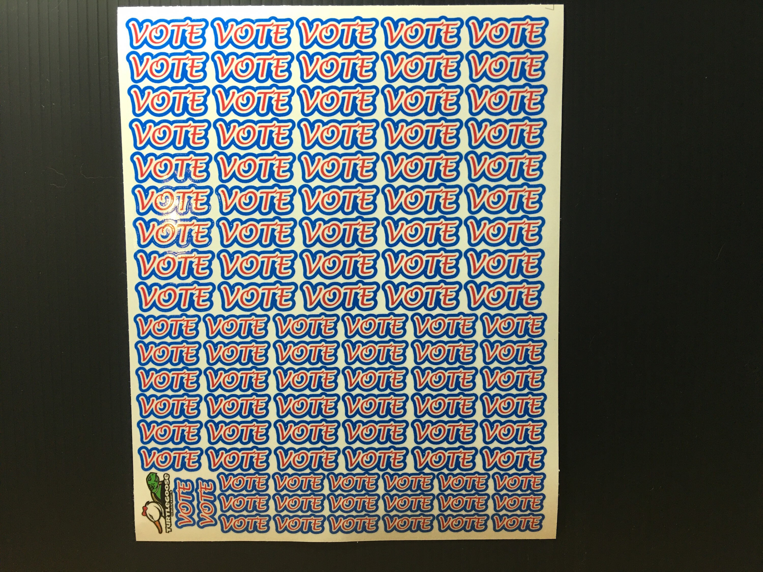 Vote Sticker Sheet - 102 Stickers - Etsy