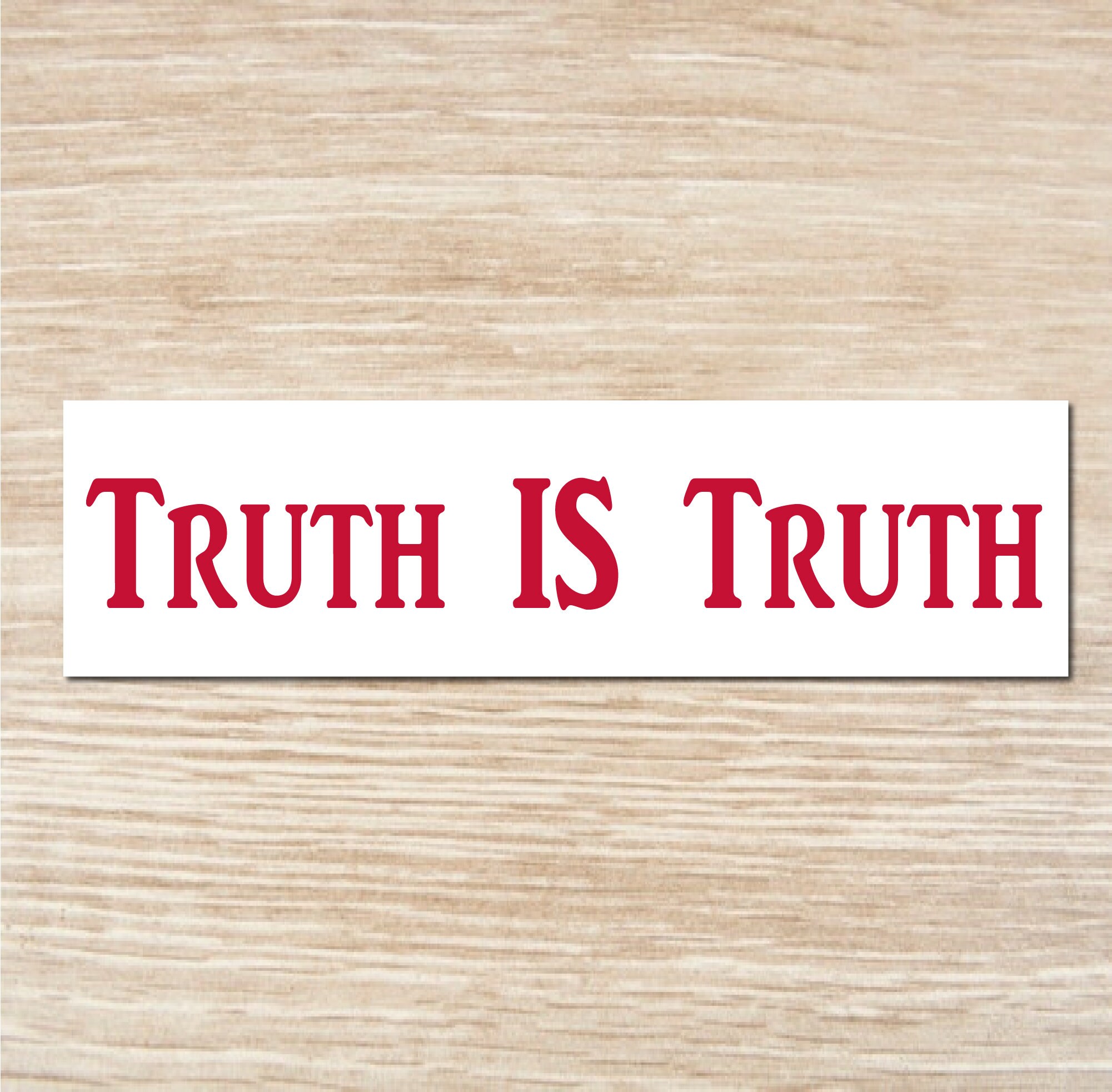 Truth Addict Sticker Truth IS Truth Bumper Sticker or Magnet, Vinyl Decal - Etsy