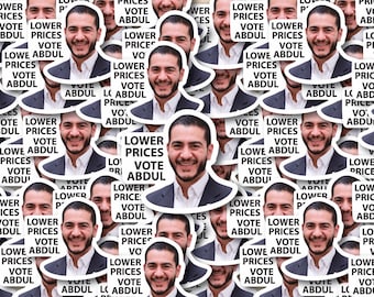 Lower Prices Vote Abdul Individual Stickers Pack, Die Cut Waterproof Vinyl decals Michigan - 1, 10, 20, 30, 40, 50 and 100.