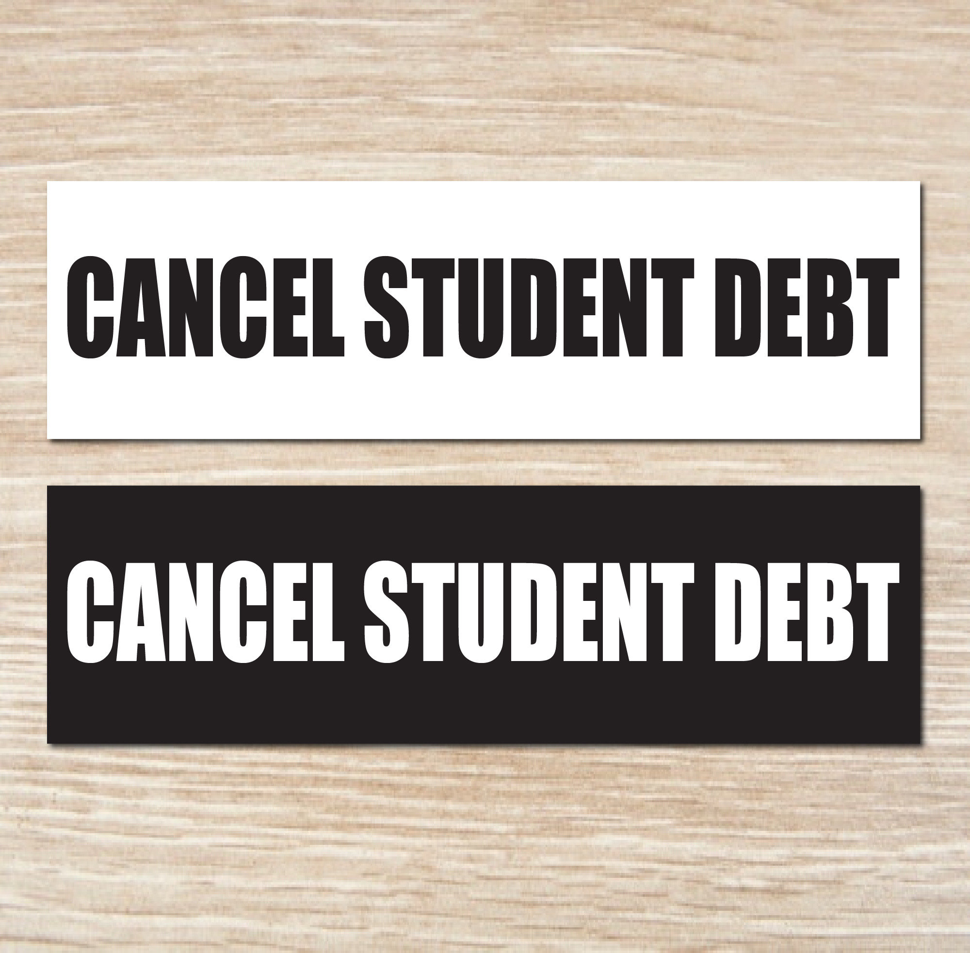 Cancel Student Debt Bumper Sticker or Magnet, Vinyl Decal - Etsy
