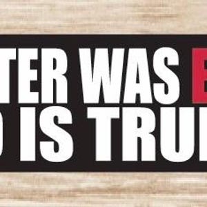 Hitler Was Evil So Is Trump stickervel, gestanste waterdichte vinylstickers - 28 stickers