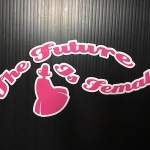 未来は女性ステッカー、フェミニストデカール