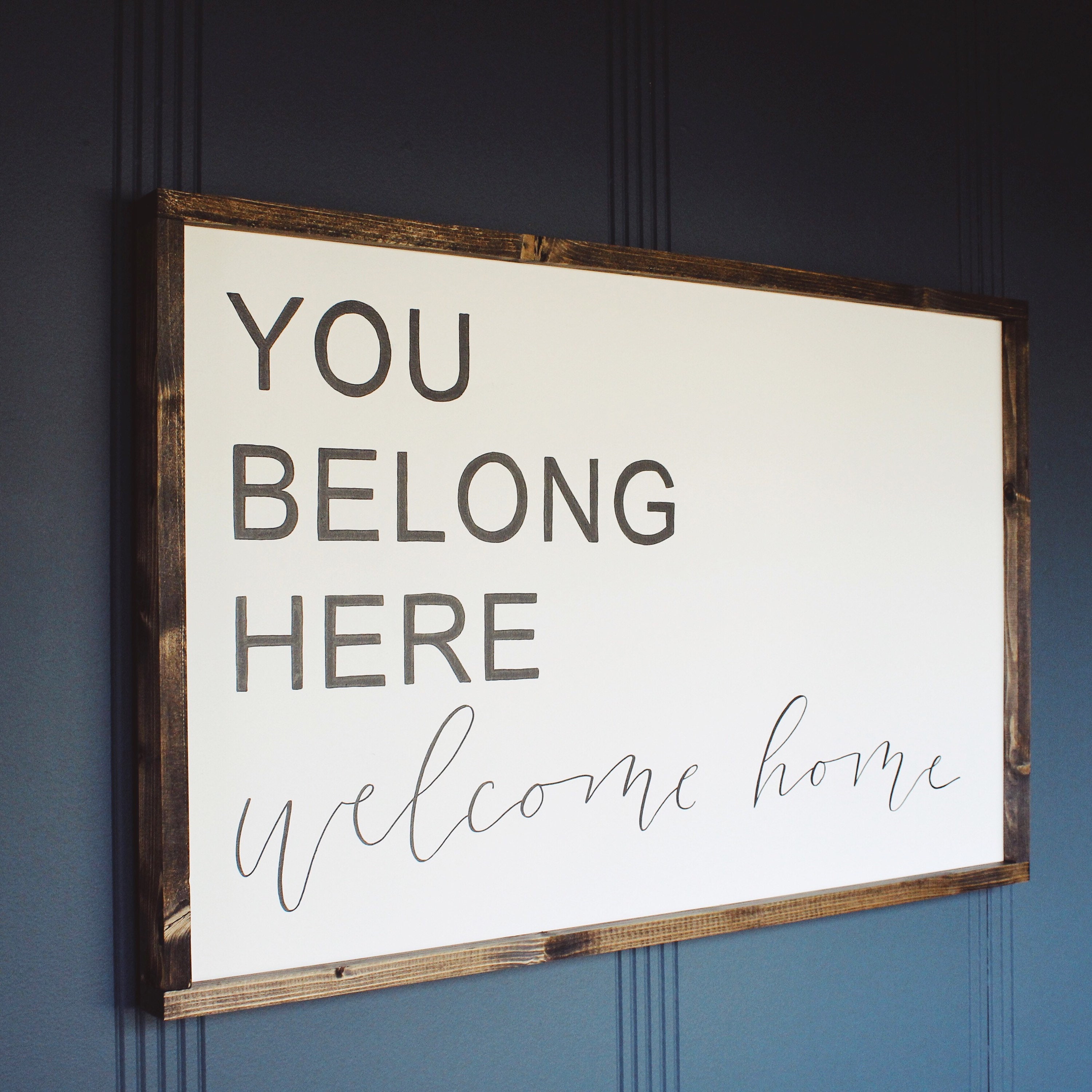 You belong here home Etsy