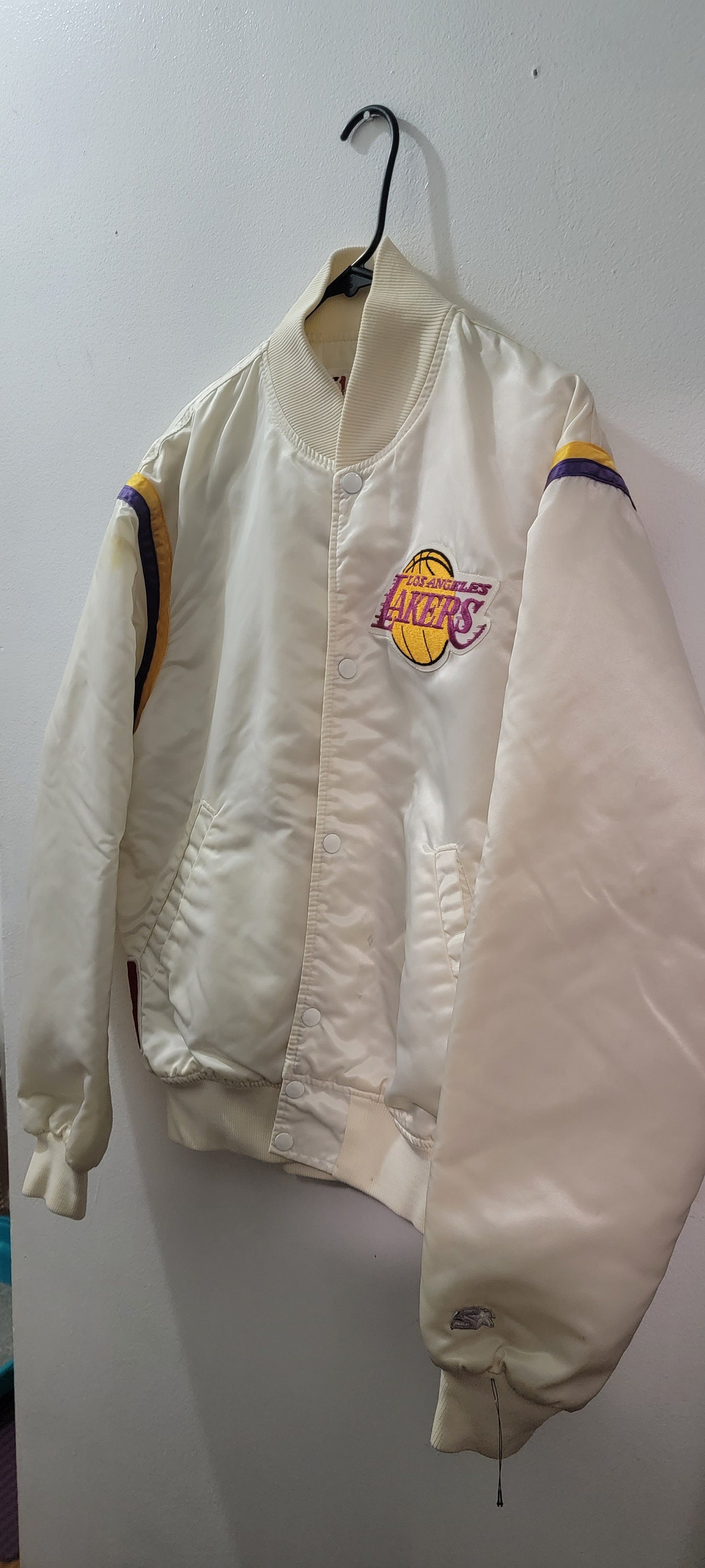 80s Vintage Red Lakers Baseball-Style Jacket – The Hip Zipper