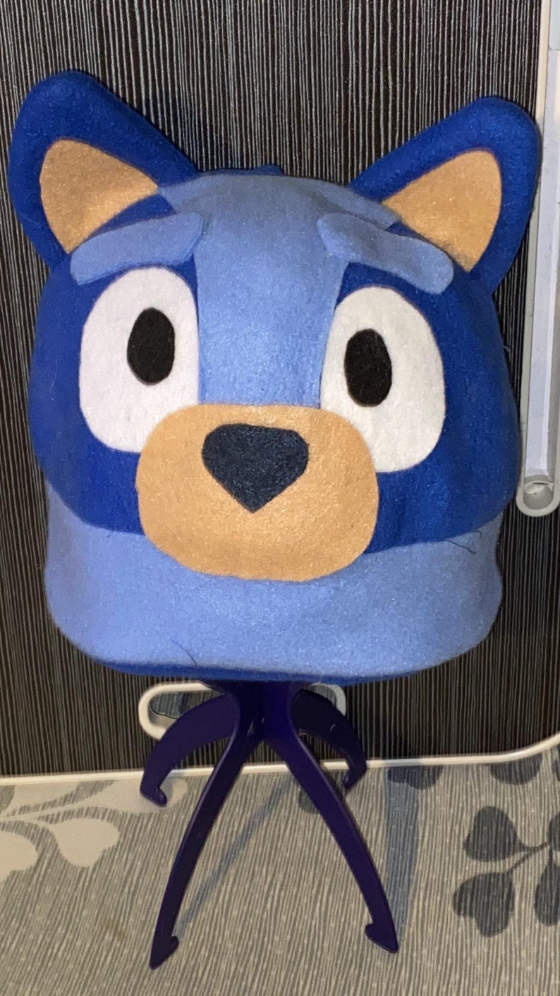 Blue or Orange Dog Inspired Hat Bluey Bingo Costume Cosplay Etsy