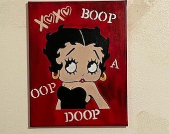 Peinture Betty Boop