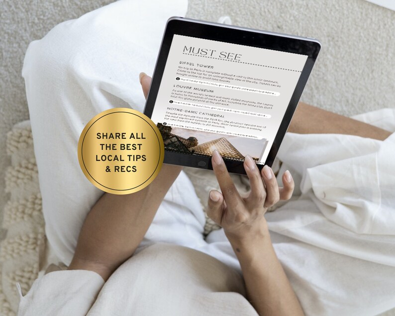 Airbnb Guest Book Template Downloadable Guide for Etsy