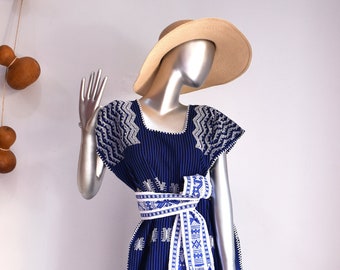 Mexican dress, loom  huipil, Oaxaca dress, hippie dress, boho long dress , long dress, kaftan beach, boho, bohemian dress, kaftan