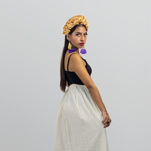 Mexican long boho skirt, maxi skirt, hippy skirt, bohemian long skirt, mexican skirt , faldas, elastic waist, cotton,