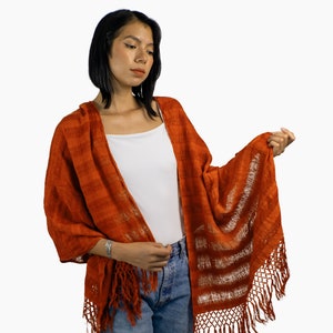 Handwoven Chedrom Shawl Unique Artisanal Craftsmanship with Hand-Dyed Thread and Fine Embroidery image 1