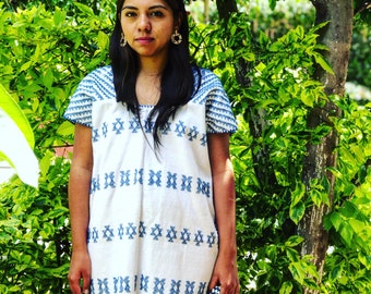 Mexican dress, loom  huipil, Oaxaca dress, hippie dress, boho long dress , long dress, kaftan beach, boho, bohemian dress, long kaftan