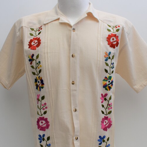 Mexican Guayabera Manta Shirt Oxford 