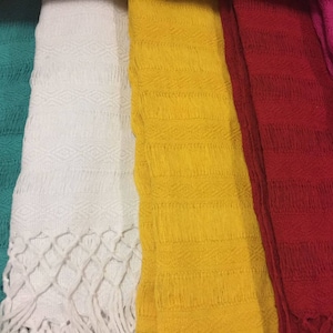 Rebozo mexicano, chalina, mexican rebozo, scarf, bufandas, fulares, bufanda mexicana 100% cotton, deshilado fino, chal tejido, poncho, capa image 3