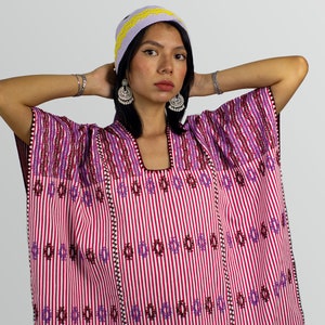 Pre order Mexican dress, loom  huipil, Oaxaca dress, hippie dress, boho mini dress , mini dress, kaftan beach, boho, bohemian dress,
