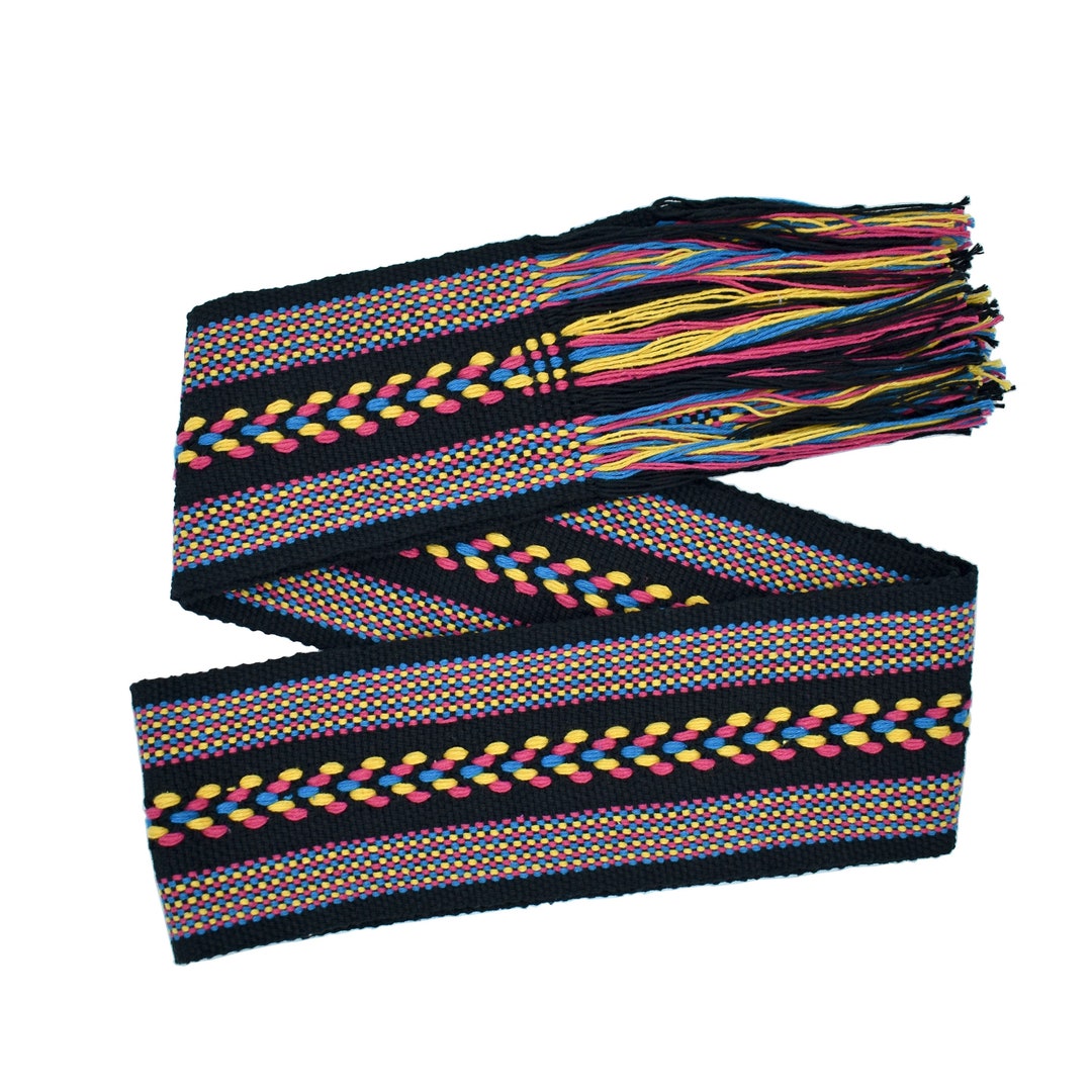 Mexican Charro Sash-Belt 50% Cotton, 50% Polyester Gold  601353 main image 1