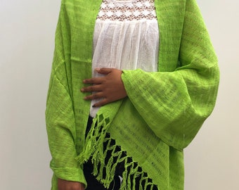 100% Cotton Scarves, Shawls, and Ponchos with Exquisite Fine Embroidery