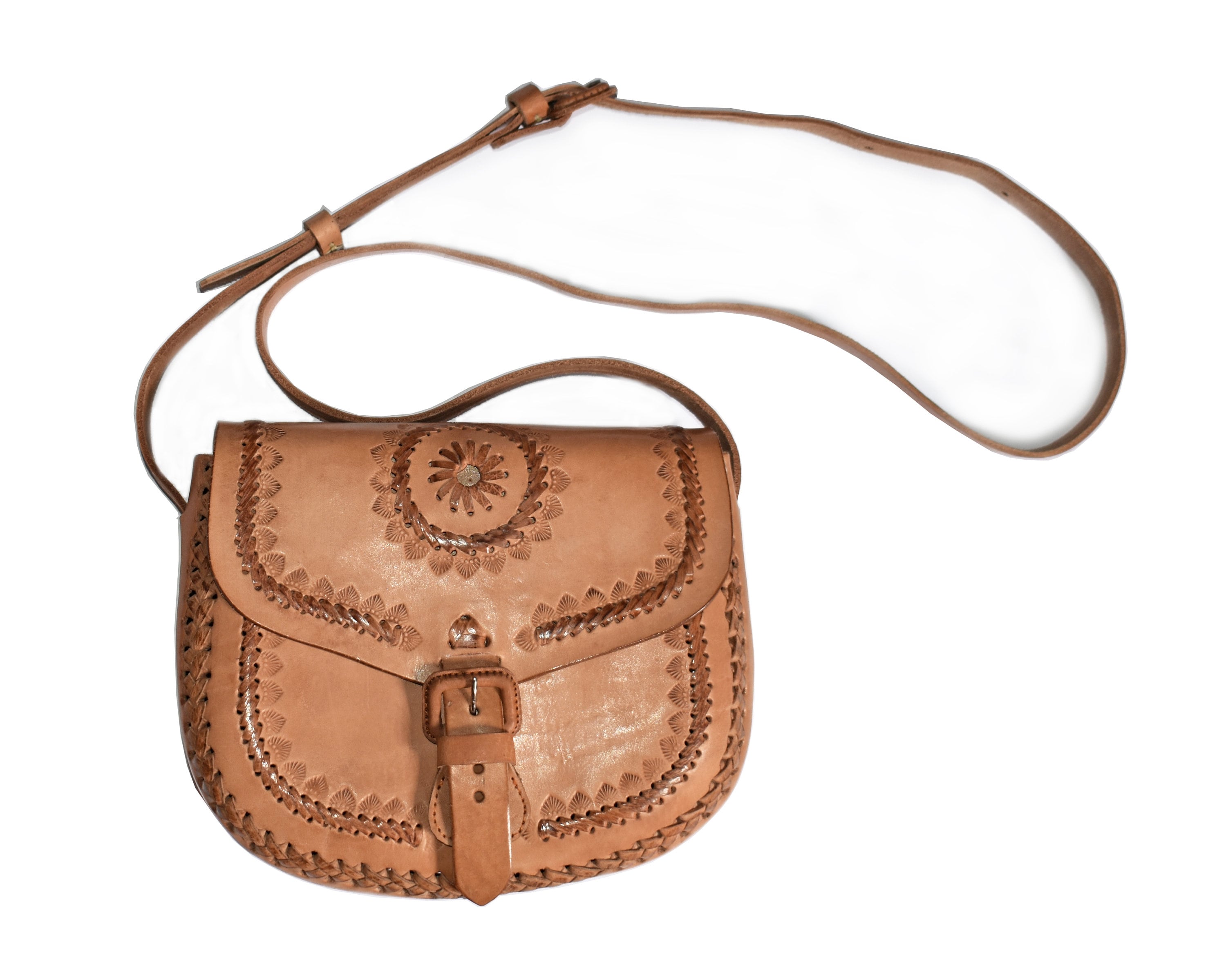 Handcrafted Crossbody Hipster Purse
