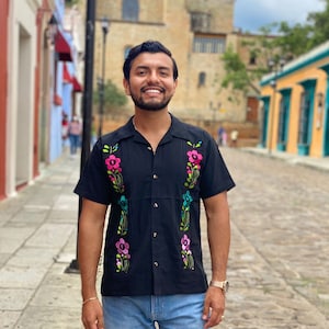 Mens Mexican Traditional Shirt 
