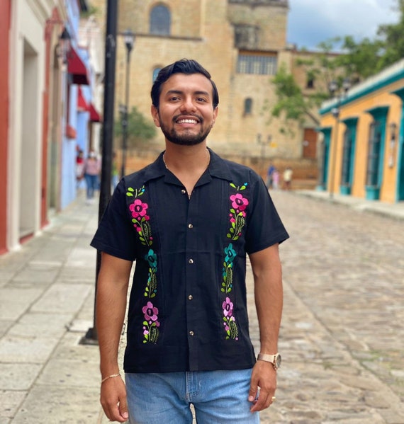 Mexican Guayabera Manta Shirt Oxford Shirt Mexican Shirt - Etsy