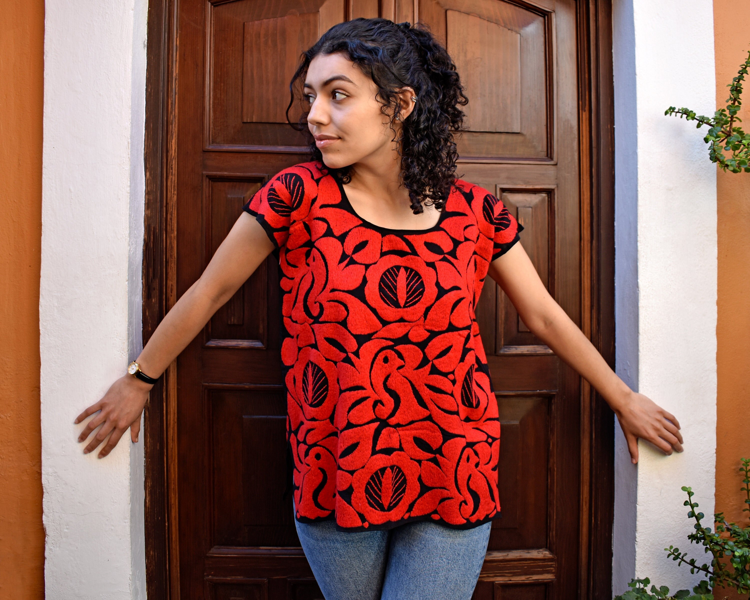 Huipil de pajaros blusa oaxaquena blusa bordada blusa mexicana blusa mexicana grande blusa tuxtepec blusas oaxaca blusas jalapa Etsy Mexico