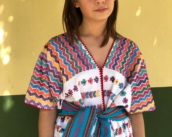 Mexican dress, loom huipil, Oaxaca, hippie dress, boho long dress, kaftan beach, boho, bohemian dress, long kaftan, robe, tunic long, dress