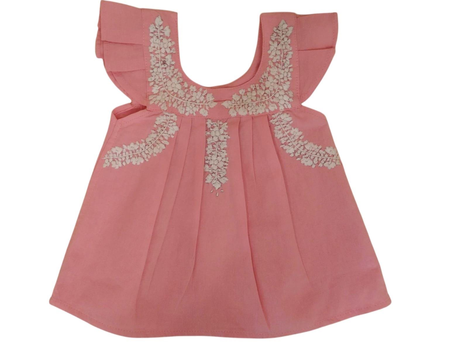 Summer Baby Dress Pink With Embroidery and Pleats - Etsy Summer Baby Dress Pink With Embroidery and Pleats - Etsy