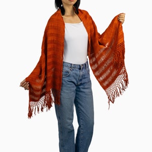 Handwoven Chedrom Shawl Unique Artisanal Craftsmanship with Hand-Dyed Thread and Fine Embroidery image 3