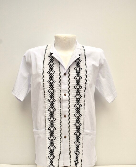 Mexican Guayabera Manta Shirt Oxford 