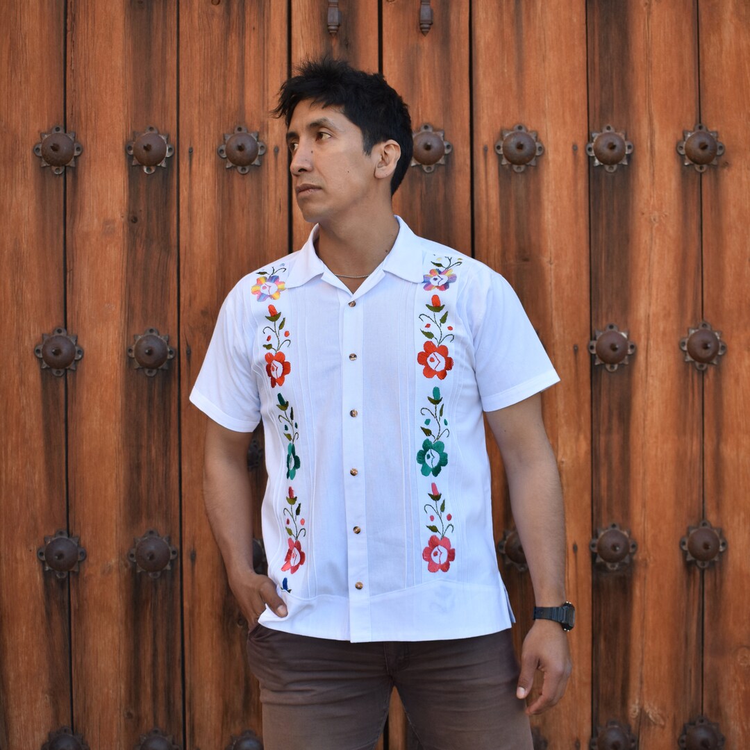 Mexican short shop sleeve shirt
