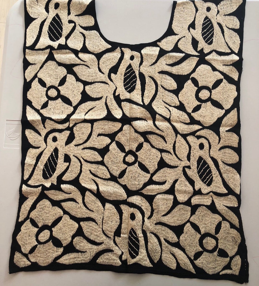 Huipil de aves, blusa oaxaqueña, blusa bordada, blusa mexicana