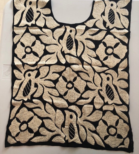 Huipil de pajaros blusa oaxaquena blusa bordada blusa mexicana blusa mexicana grande blusa tuxtepec blusas oaxaca blusas jalapa Etsy Mexico