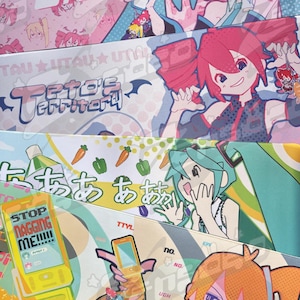 Hatsune Miku / Kasane Teto / Alfombrillas para ratón grandes para escritorio [¡NUEVO DISEÑO NERU!]