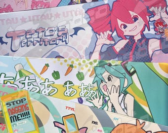Hatsune Miku / Kasane Teto /Large Desk Mat Mousepads [NEW NERU DESIGN!]