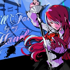 Mitsuru Kirijo All Out Attack Print - Persona 3