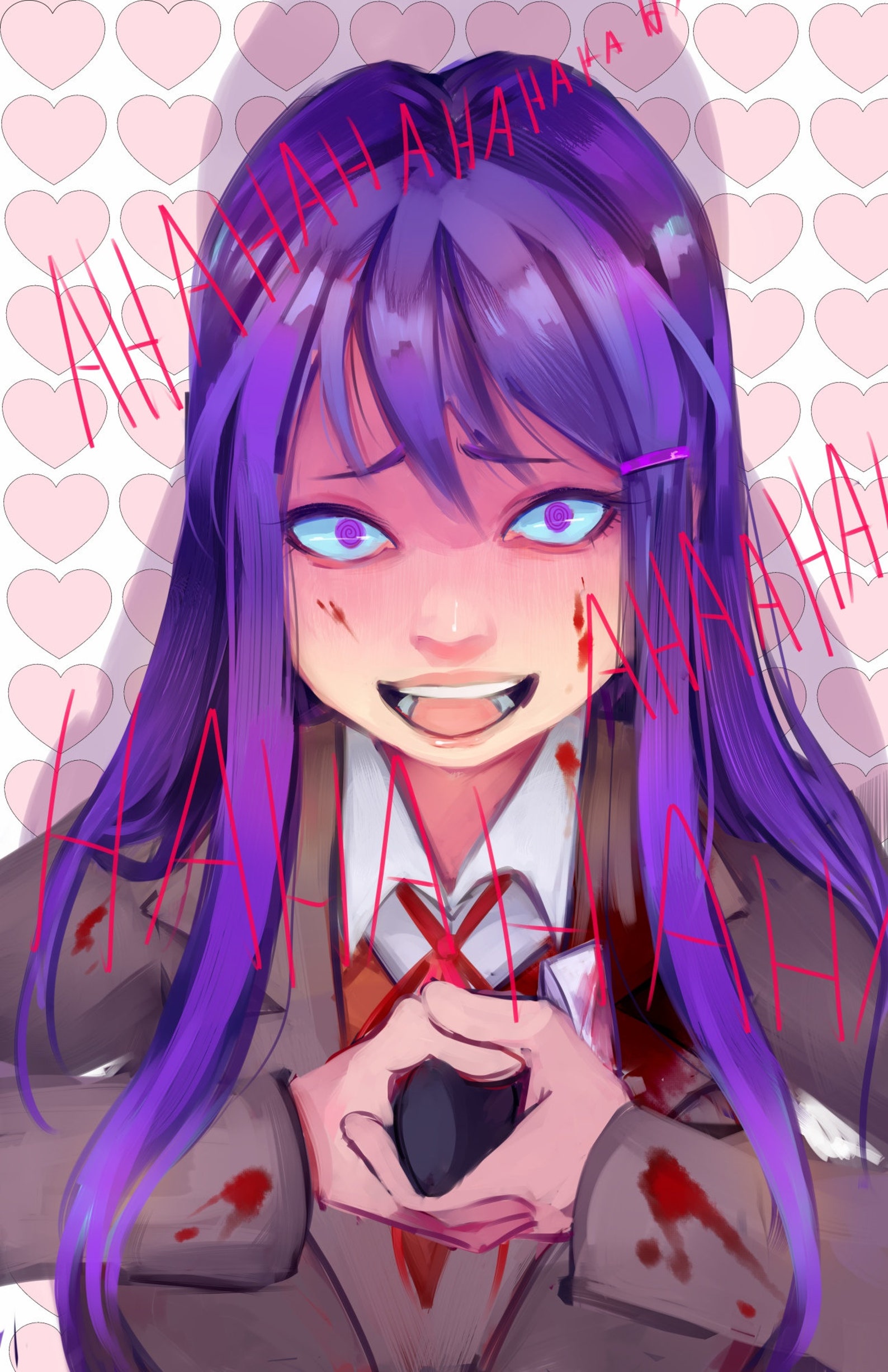 Yuri doki Doki Literature Club Print - Etsy UK
