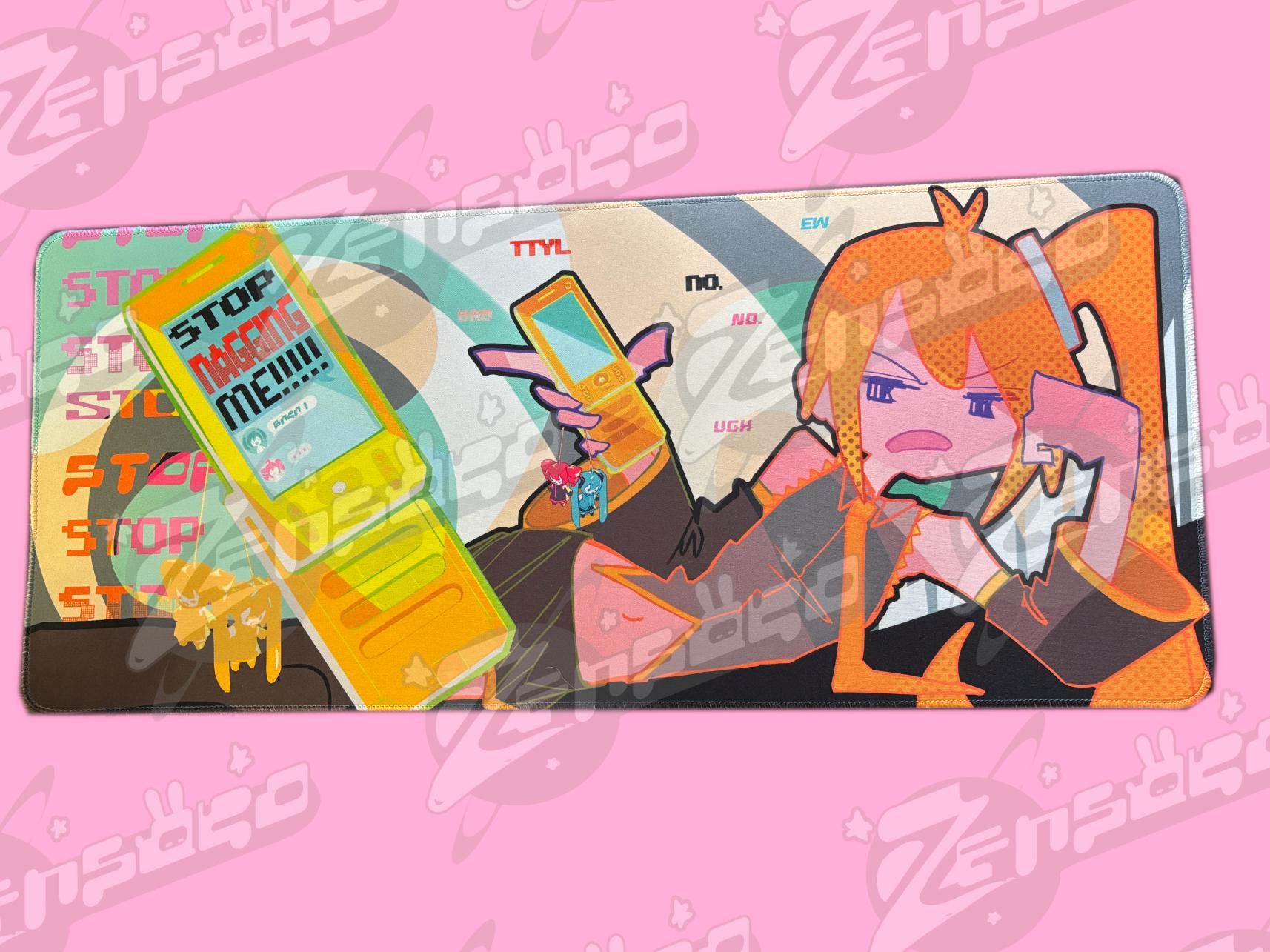 初音ミク/累テト/大型デスクマットマウスパッド【NEW NERU DESIGN